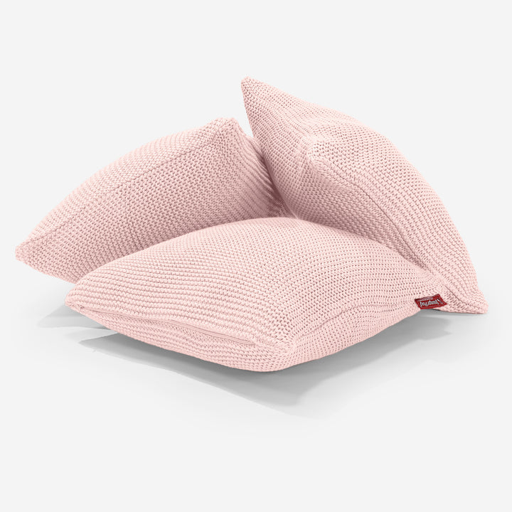 Cuscino 47 x 47cm - Puro Cotone Ellos Bebè rosa 03