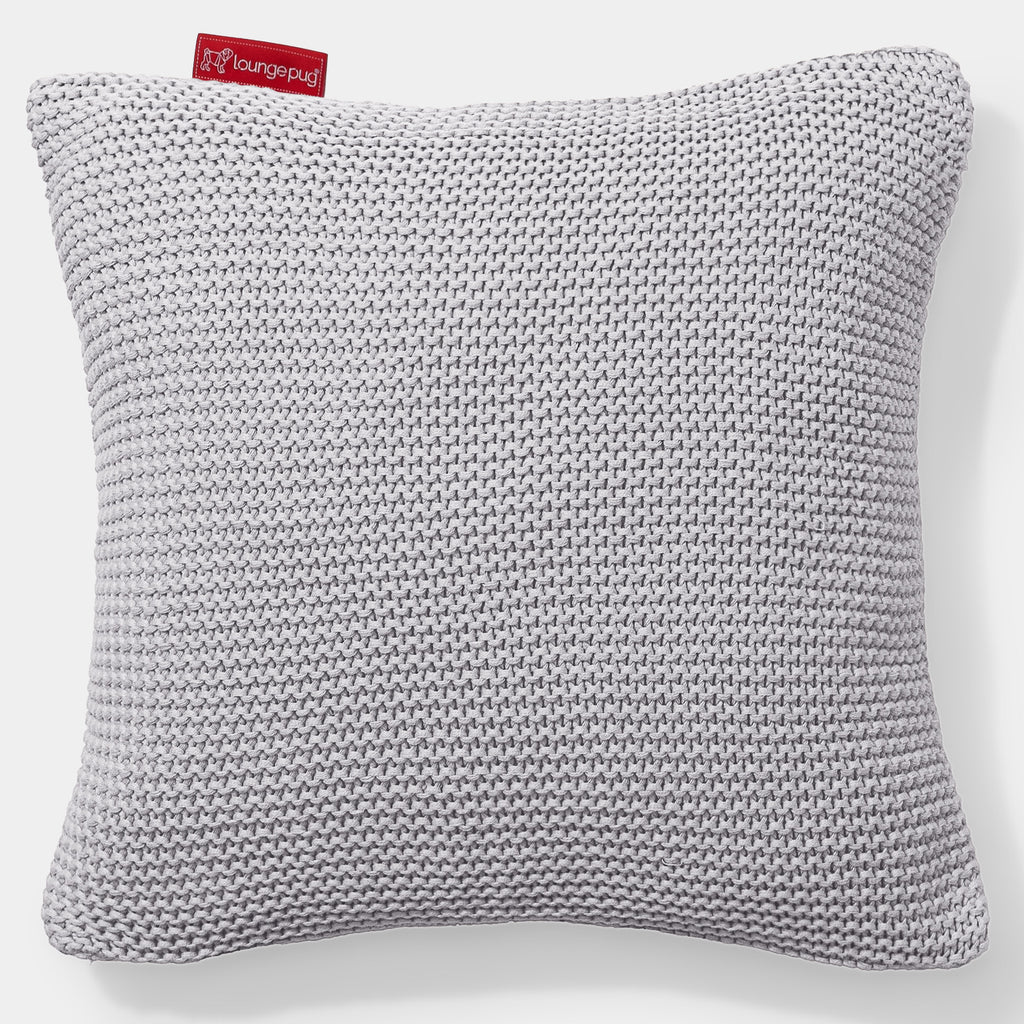 Cuscino 47 x 47cm - Puro Cotone Ellos Grigio chiaro 01