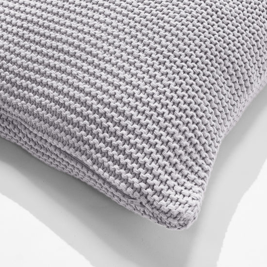 Cuscino 47 x 47cm - Puro Cotone Ellos Grigio chiaro 02