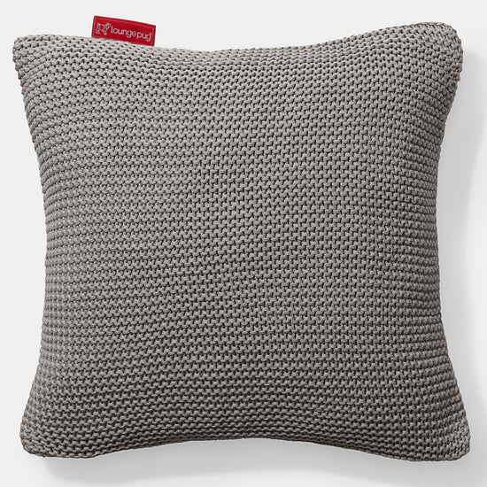 Cuscino 47 x 47cm - Puro Cotone Ellos Grigio 01