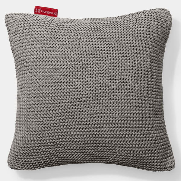 Cuscino 47 x 47cm - Puro Cotone Ellos Grigio 01