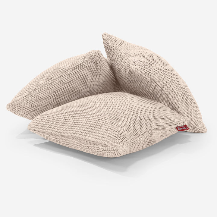 Cuscino 47 x 47cm - Puro Cotone Ellos Panna 03