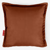 Fodera per Cuscino 47 x 47cm - Pelle Vegana Castagno 01