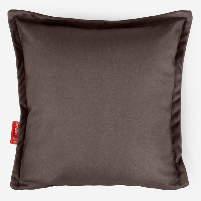 Fodera per Cuscino 47 x 47cm - Pelle Vegana Cioccolato 01