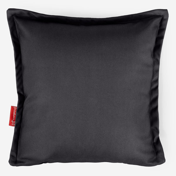 Fodera per Cuscino 47 x 47cm - Pelle Vegana Nero 01