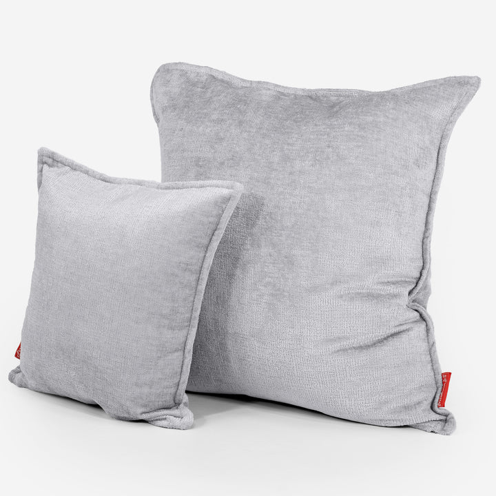 Fodera per Cuscino Gigante 70 x 70cm - Ciniglia Grigio 02
