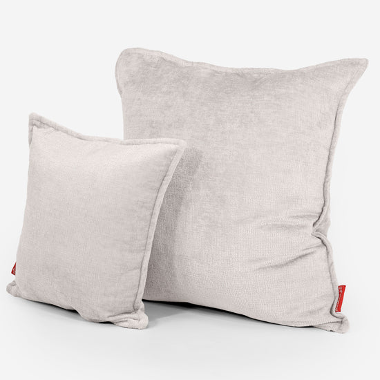Fodera per Cuscino Gigante 70 x 70cm - Ciniglia Panna 02