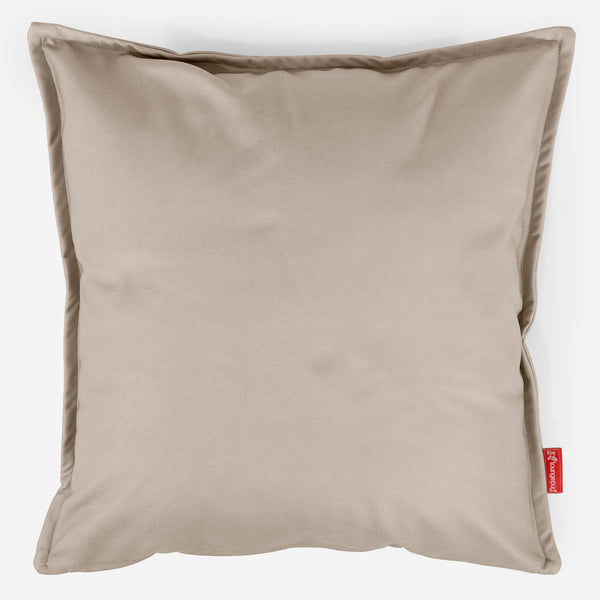 Fodera per Cuscino Gigante 70 x 70cm - Pelle Vegana Avorio 01