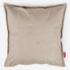 Fodera per Cuscino Gigante 70 x 70cm - Pelle Vegana Avorio 01