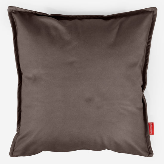 Fodera per Cuscino Gigante 70 x 70cm - Pelle Vegana Cioccolato 01
