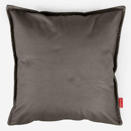 Fodera per Cuscino Gigante 70 x 70cm - Pelle Vegana Grigio 01
