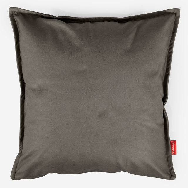 Fodera per Cuscino Gigante 70 x 70cm - Pelle Vegana Grigio 01