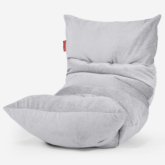 Lettino Pouf Sacco Eva - Ciniglia Grigio 01