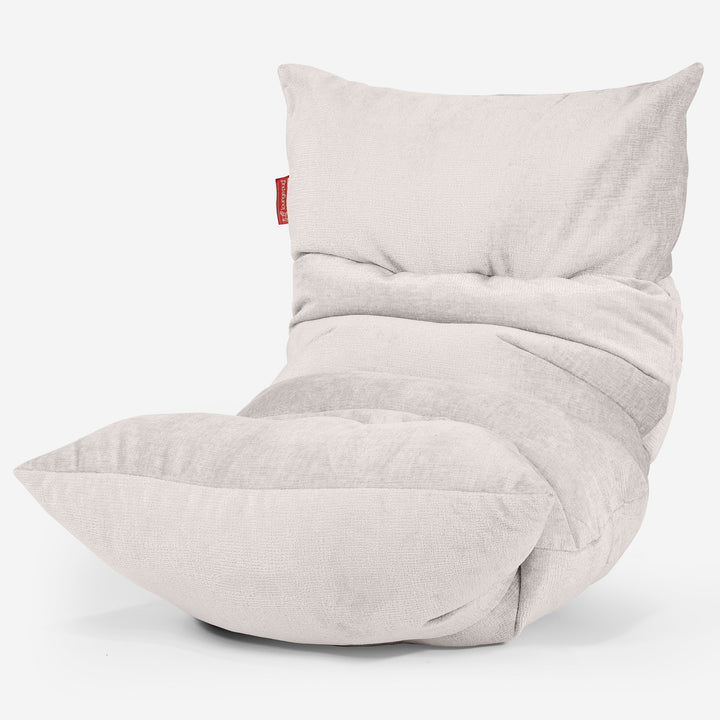 Lettino Pouf Sacco Eva - Ciniglia Panna 01