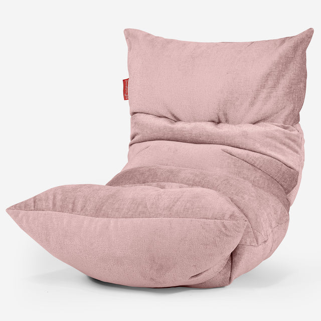 Lettino Pouf Sacco Eva - Ciniglia Rosa 01