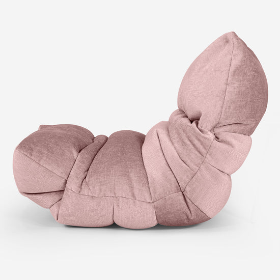 Lettino Pouf Sacco Eva - Ciniglia Rosa 02