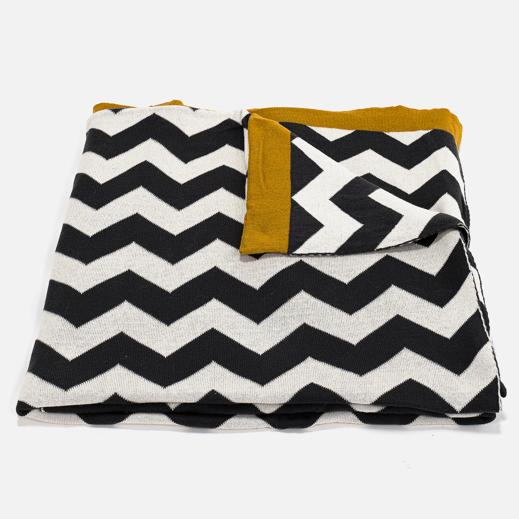 Coperta / Plaid - Puro Cotone Aztec 01