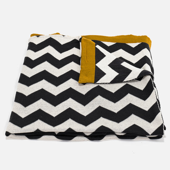 Coperta / Plaid - Puro Cotone Aztec 01