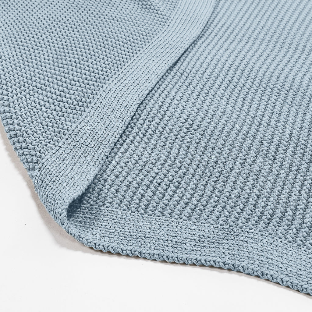Coperta / Plaid - Puro Cotone Ellos Blu nebbioso 02
