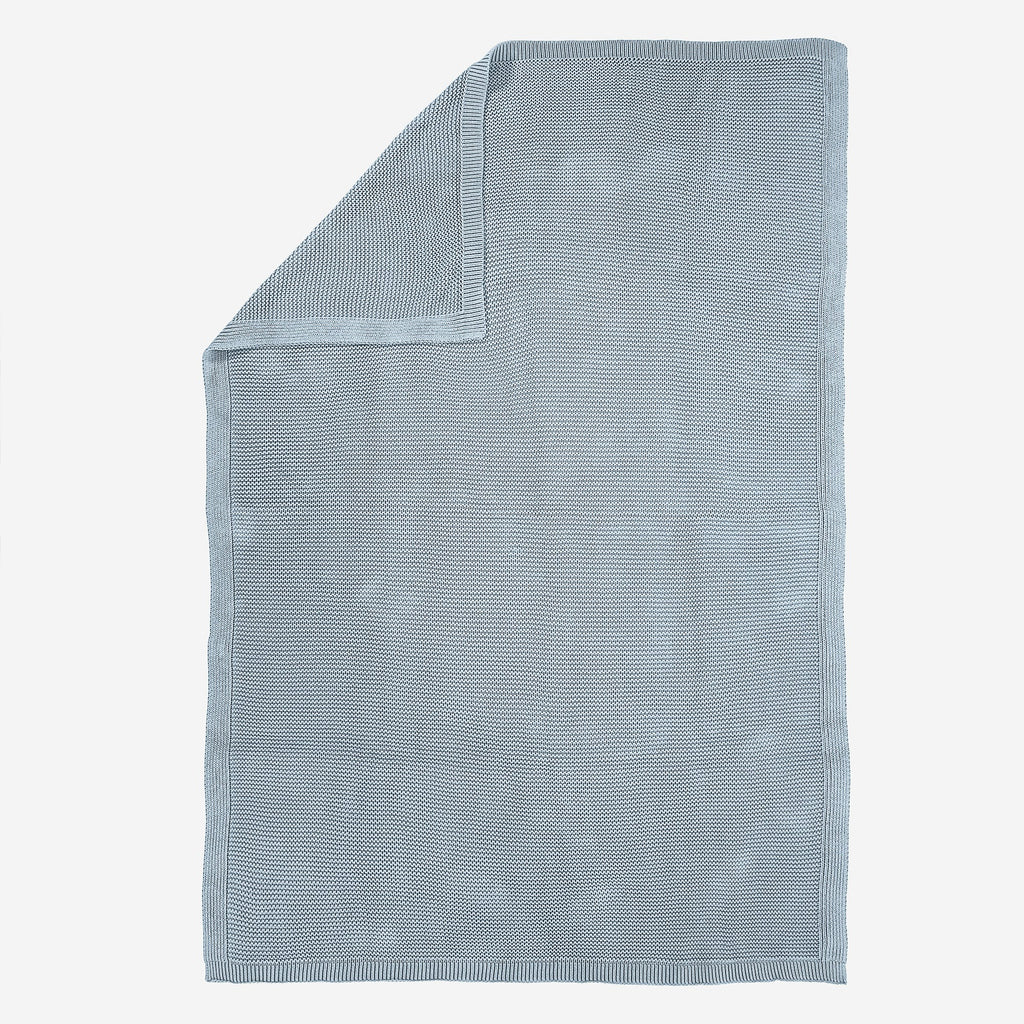 Coperta / Plaid - Puro Cotone Ellos Blu nebbioso 03
