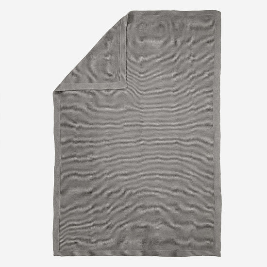 Coperta / Plaid - Puro Cotone Ellos Grigio 03