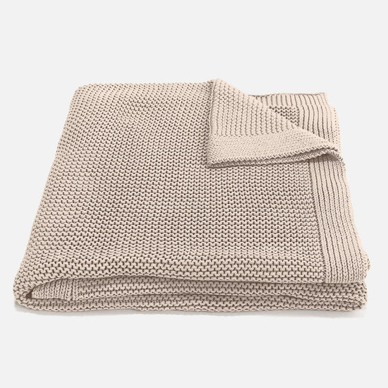 Coperta / Plaid - Puro Cotone Ellos Panna 01