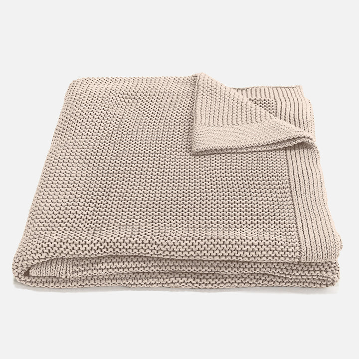 Coperta / Plaid - Puro Cotone Ellos Panna 01