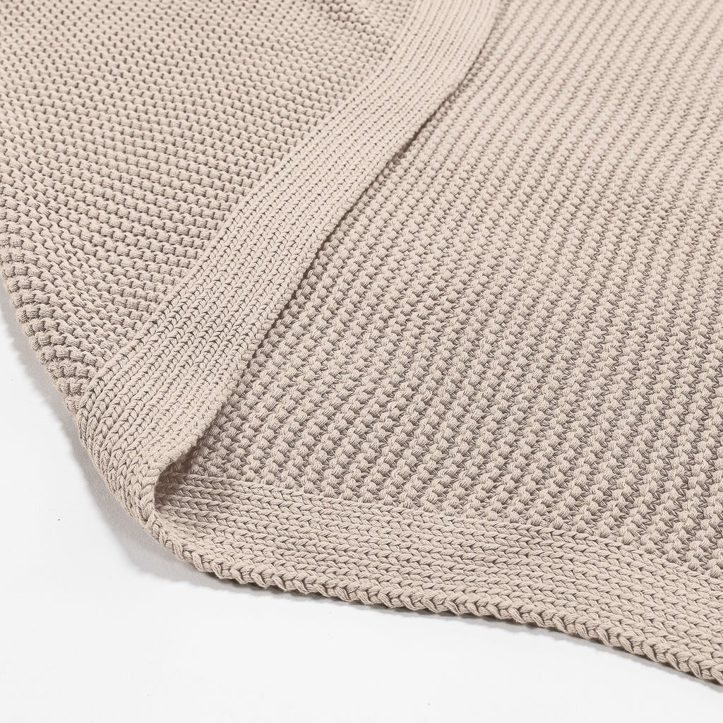 Coperta / Plaid - Puro Cotone Ellos Panna 02