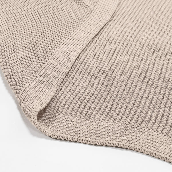 Coperta / Plaid - Ellos Lavorazione a maglia grossa Panna