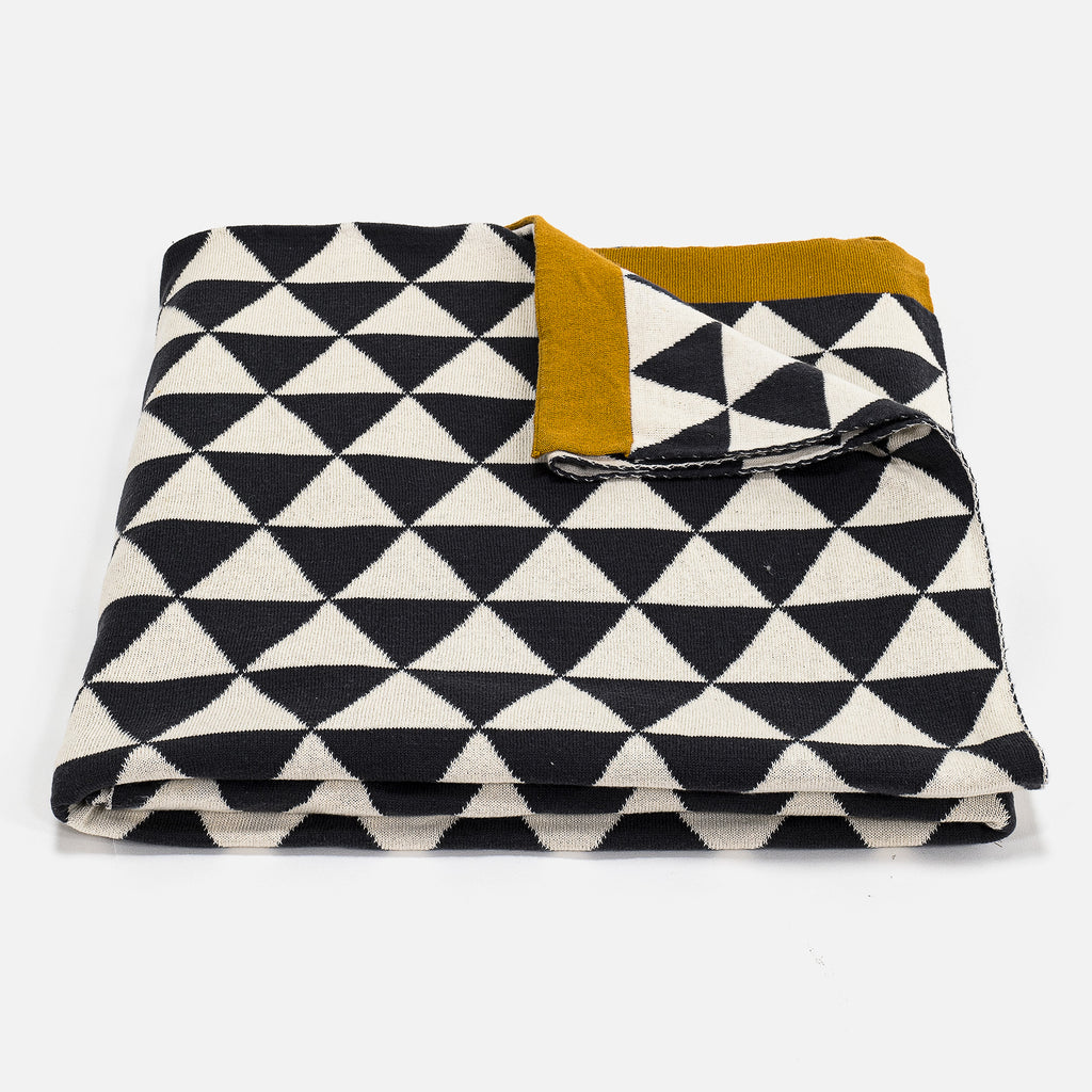 Coperta / Plaid - Puro Cotone Geo 01