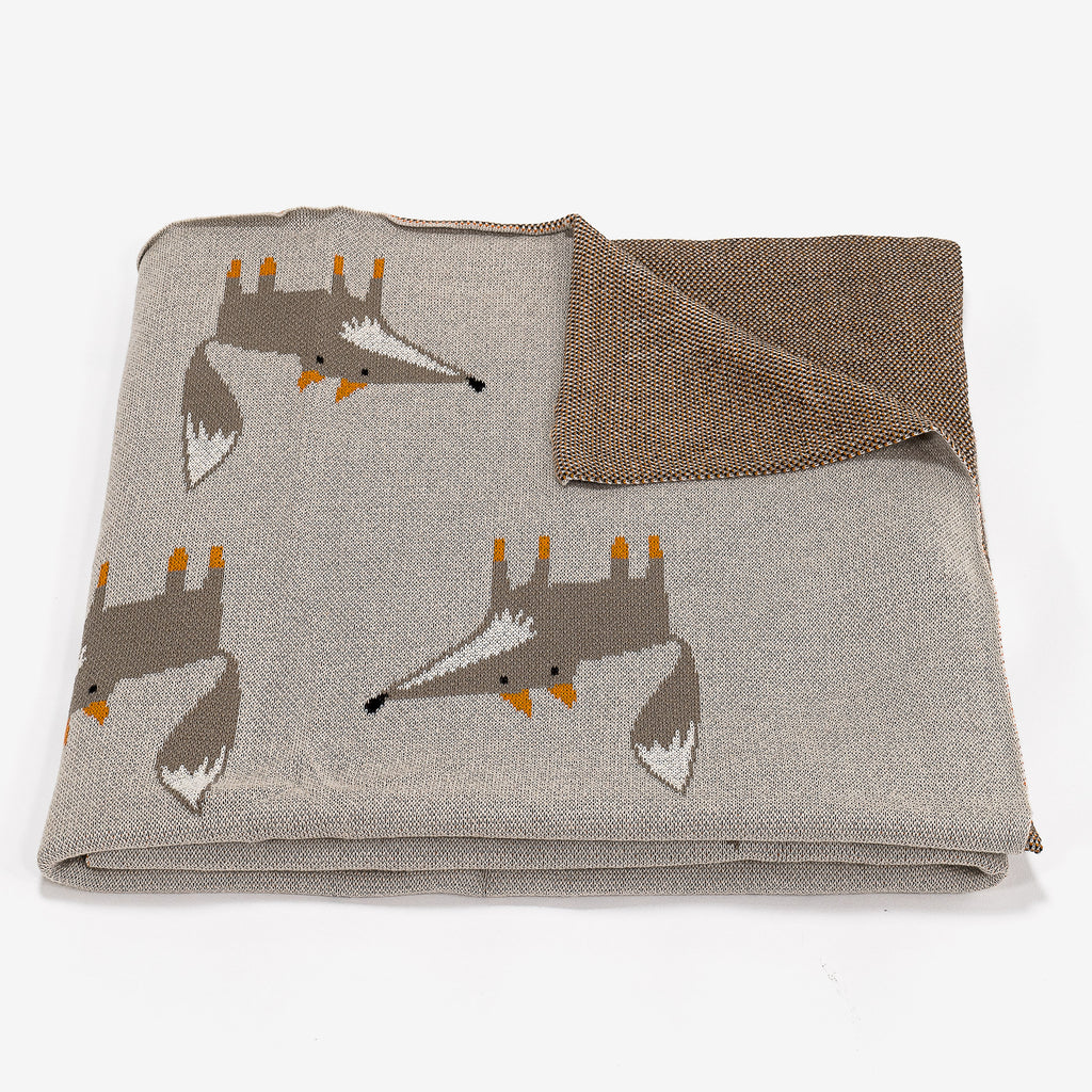 Coperta / Plaid - Puro Cotone Volpe 01