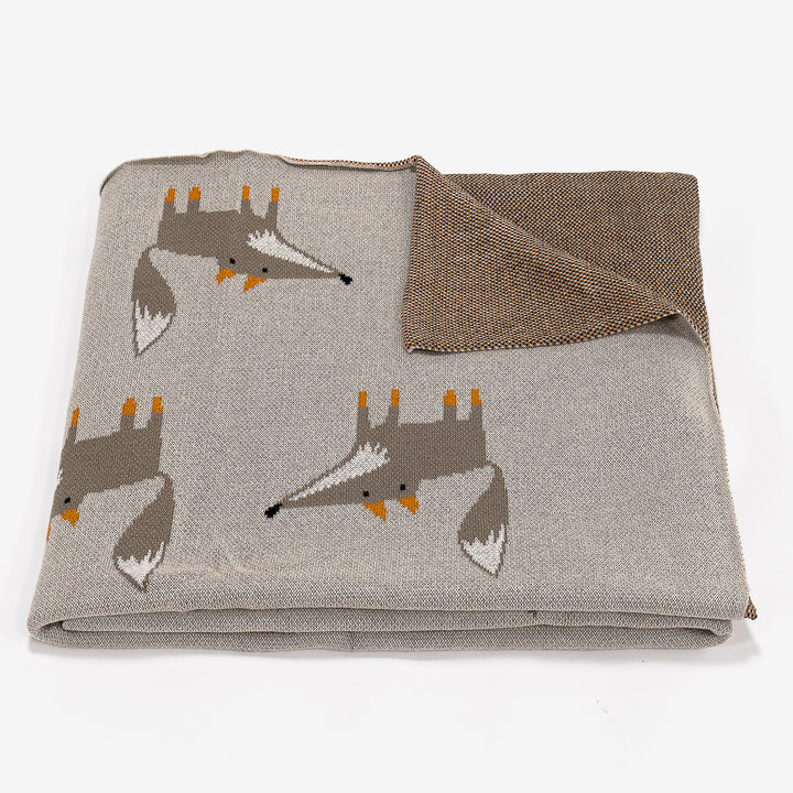 Coperta / Plaid - Puro Cotone Volpe 01