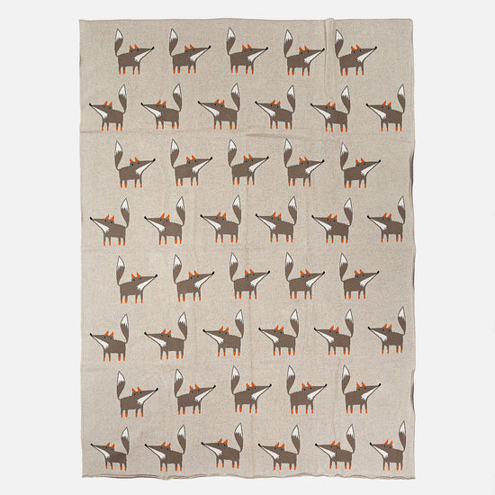 Coperta / Plaid - Puro Cotone Volpe 03