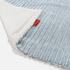 Plaid / Coperta Sherpa - Velluto a Coste Bebè Blu 02