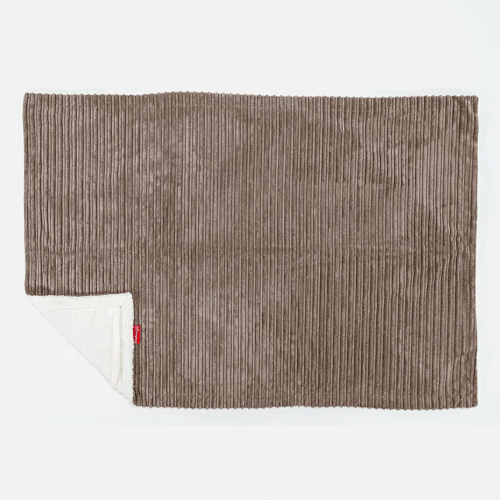 Plaid / Coperta Sherpa - Corda Classica Moca 03