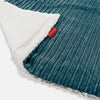 Plaid / Coperta Sherpa - Velluto a Coste Tiglio 02