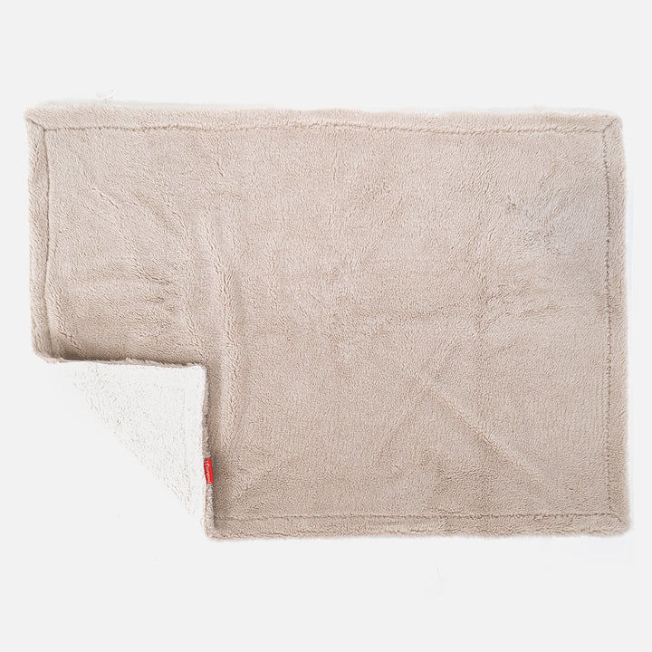 Plaid / Coperta Sherpa - Eco-pelliccia Orsacchiotto Visone 02
