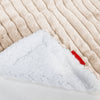 Plaid / Coperta Sherpa - Velluto Felpato Ultra Morbido Panna 02