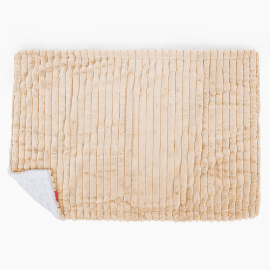Plaid / Coperta Sherpa - Velluto Felpato Ultra Morbido Pesca 03
