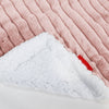 Plaid / Coperta Sherpa - Velluto Felpato Ultra Morbido Rosa Antico 02