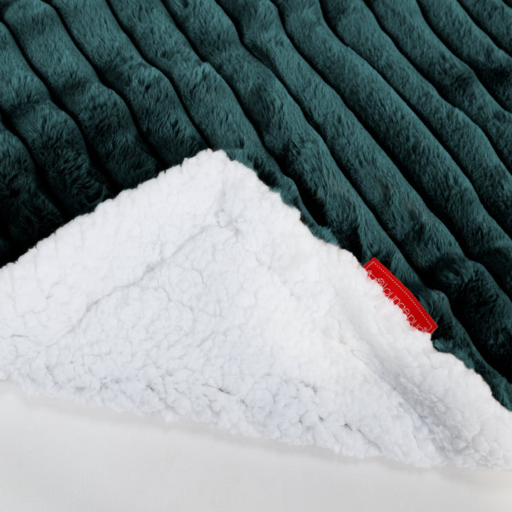 Plaid / Coperta Sherpa - Velluto Felpato Ultra Morbido Tiglio 02