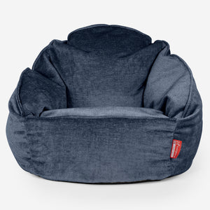 Poltrona a Sacco Bubble - Ciniglia Navy