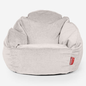 Poltrona a Sacco Bubble - Ciniglia Panna