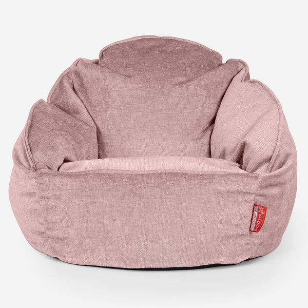 Poltrona a Sacco Bubble - Ciniglia Rosa 01