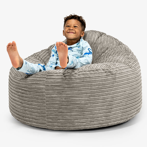 Poltrona a Sacco Gigante Giant per Bambini 3-8 anni - Corda Classica Visone 01