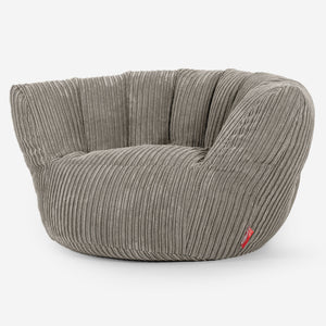 Poltrona Pouf Sacco Charles Vintish - Velluto a Coste Visone