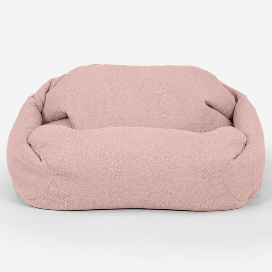 Poltrona Pouf Sacco Sabine - Bouclé Rosa_01
