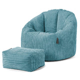 Lounge Pug Poltrona Pouf Sacco Albert per Bambini 1 a 5 anni Velluto a Coste Nero– Big Bertha Lounge Pug Poltrona Pouf Sacco Albert per Bambini 1 a 5 anni Velluto a Coste Nero– Big Bertha
