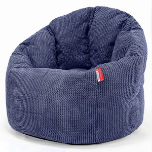 Poltrona Sacco 'Abbraccio', Pouf - Pompon Viola