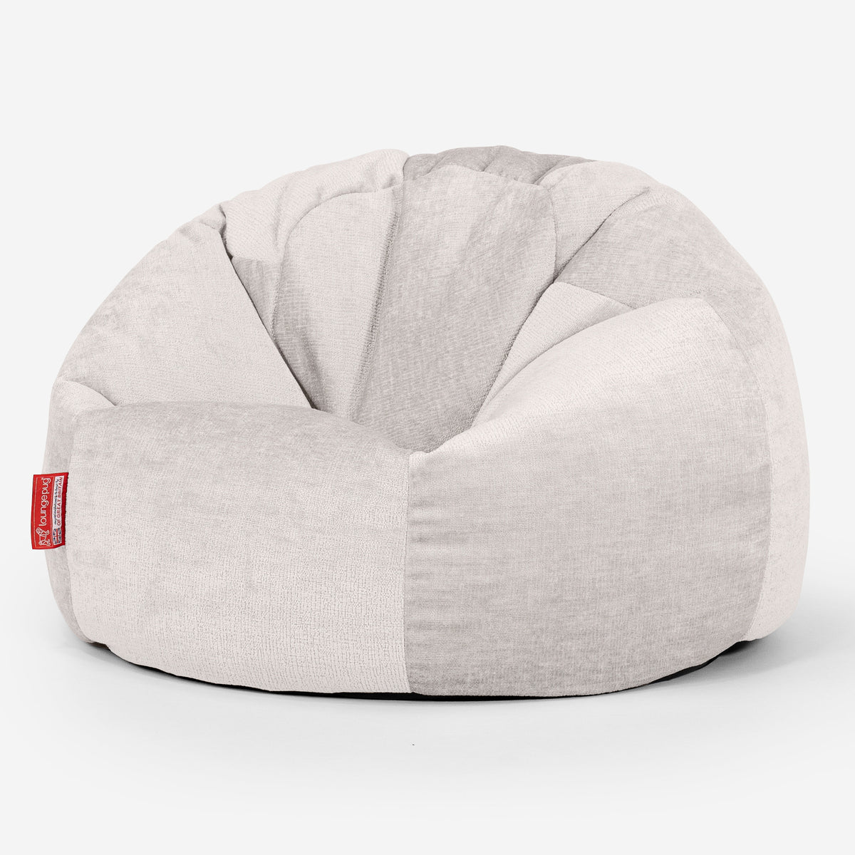 Big Joe Poltrona a sacco classica, grigio Smartmax, resistente poliestere misto nylon, 0,6 m, rotonda
